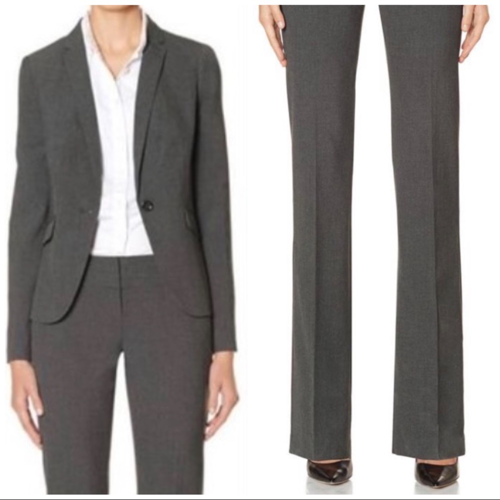 NWT The Limited Dark Grey Suit Jacket/Dress Pants